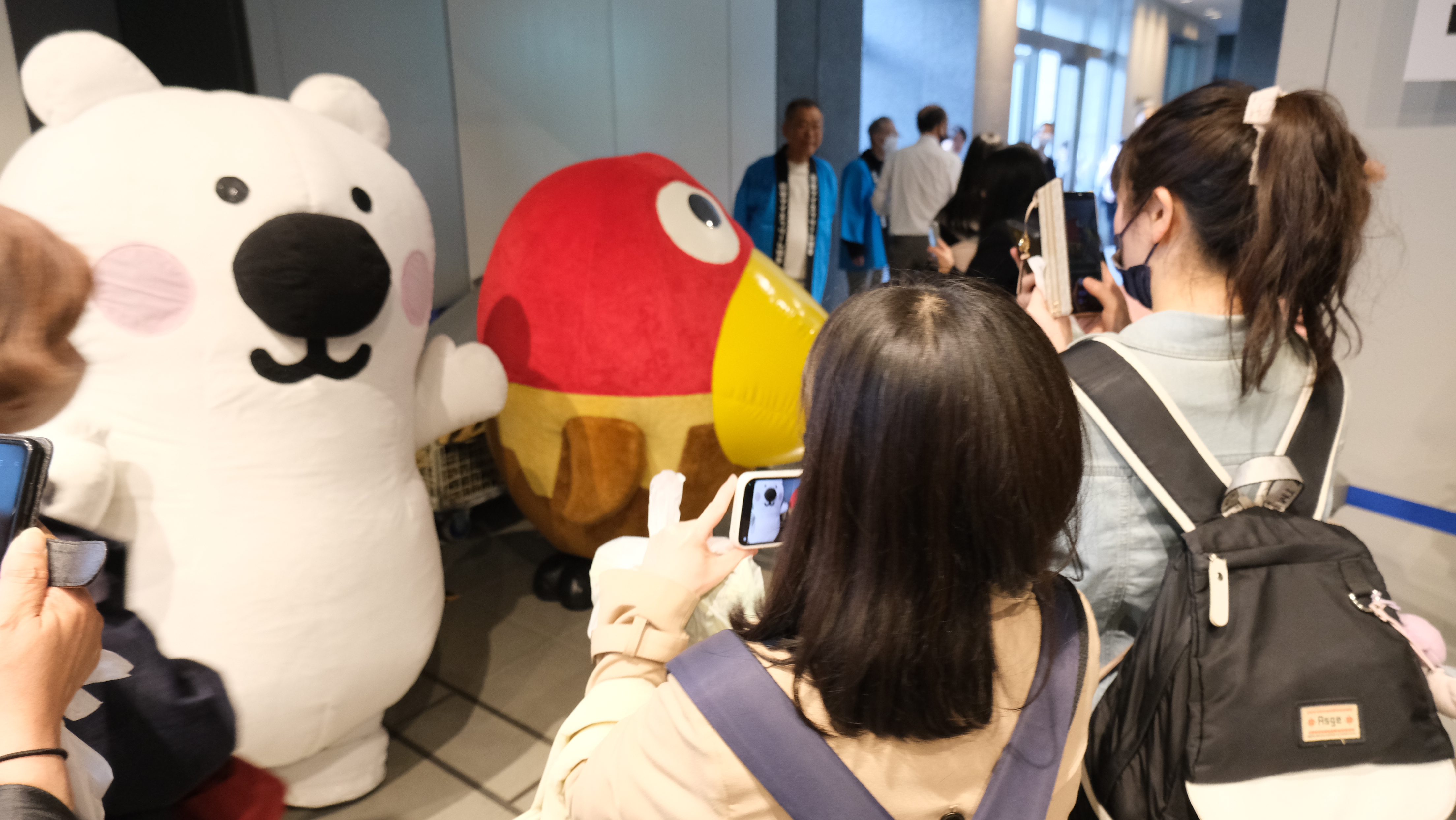 会員企業の着ぐるみも登場して、会場を盛り上げました