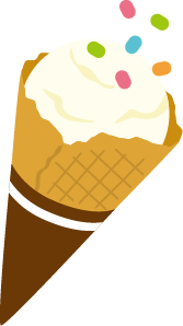 アイスクリームのイラスト